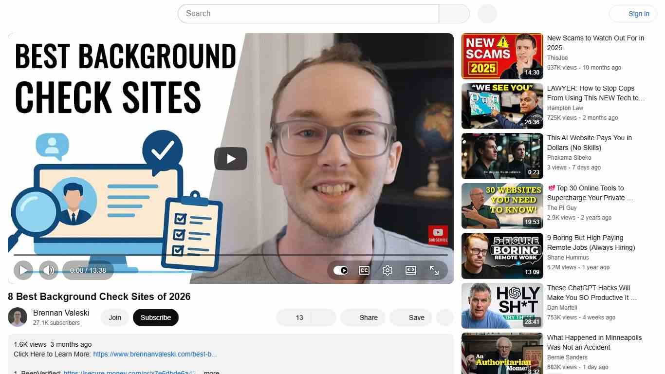 8 Best Background Check Sites of 2026 - YouTube